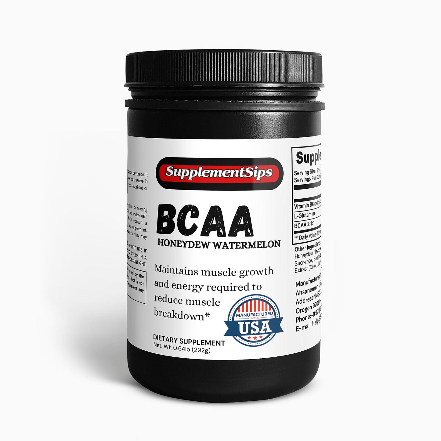 BCAA Post Workout Powder (Honeydew/Watermelon)